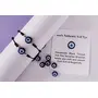 Kaushey loom & craft Authentic Evil Eye Adjustable 7 Knot Black Nazar Bracelets/Friendship String Bracelets for Women & Men Pack of 2, 3 image