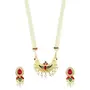 Anuradha Art Jewellery k Colour Kolhapuri Necklace Set Long Rani Haar Necklace For Stylish Women & Girls