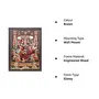 7 Hills Store Sri Lalitha Tripura Sundari Devi Photo with Wooden Frame (Brown 32 x 23 cm) Wall Mount, 6 image