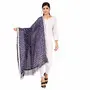 Traditions Bazaar Women's Art Silk Bandhani Dupatta With Four Side Lace, 2 image