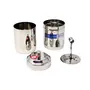 Kitchen Mart Stainless Steel South Indian Filter Coffee Drip Maker Madras Kappi Drip Decotion Maker 200ml Medium size (2-4 Cup), 6 image