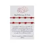 7 Knots Red Bracelet Good Luck Protection Bracelet Amulet for Protection Gift for Women Men Boys Girls Couples .