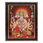 Koshtak Panchmukhi Hanuman/bajrangbali ji with shri ram on chest photo frame with Unbreakable Glass for wall hanging/gift/temple/puja room/home decor and Worship