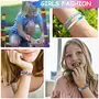 SANNIDHIÂ® 7Pcs Beads Bracelet for Girls Colorful Happy Smile Boho Beaded Bracelets Set Y2K Summer Beach Clay Jewelry for Girls, 5 image