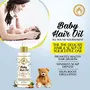 Mom & World Hair Oil With Organic & pressed Natural Oil For 200 ml, 3 image
