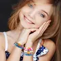 SANNIDHIÂ® 7Pcs Beads Bracelet for Girls Colorful Happy Smile Boho Beaded Bracelets Set Y2K Summer Beach Clay Jewelry for Girls, 7 image