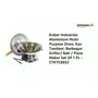 Kuber Industries Aluminium Multi Purpose Oven Tandoor Barbeque Griller/ Bati / Pizza Maker Set Of 1 Pc -CTKTC6032, 2 image