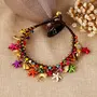 Yellow Chimes Bohemian Starfish Charms Beaded Bracelet Cum Anklet for Women and Girls, 6 image