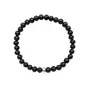 BhayaJi Ebony Wood Karungali Kattai Beads | Natural Beaded Bracelet | Men Women Jewelry- Wood Stretch Bracelet | Stacking Bracelet