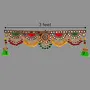 REPTUM DECOR Vintage Traditional Multi Zula Pearl Plastic Beads Handmade Door Hanging/Bandarwal/Toran for Door Traditional Bandarwal for Door (37 inch Length) Multicolor Medium, 3 image