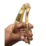 Pooja ecommerces Original Brass Cutter nut Cutter (17 cms), 5 image
