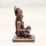 Copper Idols India - By Bhimonee Decor  1.6 inches Handmade Copper Annapurna Devi Idol 40 Grams Patina Antique Finish Pack of 1 Piece, 3 image