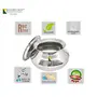 Kitchen Next Small Stainless Steel Handi with Lid (Pongal Handi 2500 ML Dishwasher Safe) Handi 2.5 L with Lid (Stainless Steel), 4 image