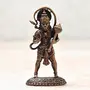 Copper Idols India - By Bhimonee Decor  2.75 inches Handmade Copper Hanuman Idol 65 Grams Patina Antique Finish Pack of 1 Piece