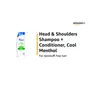 Head & Shoulders  Anti Dandruff Shampoo + Conditioner Cool Menthol  180 ML, 2 image