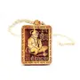 BRIJ HAAT Wooden Hanuman ji Locket with Wood Kanthi Mala (Wood mala), 4 image