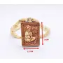BRIJ HAAT Wooden Hanuman ji locket with Tulsi Kanthi Mala @4cm, 5 image