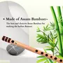 AIBANA Beginners tes C Natural Medium Right Hand 8 Hole Bansuri Musical Instrument Size 19inch 48 cm (Brown), 5 image