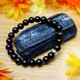 REMEDYWALA Charged Energized Certified Black Onyx Bracelet For Reiki Balance Chakra Positive Energy Healing | Black Onyx Stone Bracelet for Men and Women, 6 image