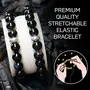 REMEDYWALA Charged Energized Certified Black Onyx Bracelet For Reiki Balance Chakra Positive Energy Healing | Black Onyx Stone Bracelet for Men and Women, 2 image
