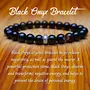 REMEDYWALA Charged Energized Certified Black Onyx Bracelet For Reiki Balance Chakra Positive Energy Healing | Black Onyx Stone Bracelet for Men and Women, 4 image
