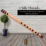 AIBANA Beginners tes C Natural Medium Right Hand 8 Hole Bansuri Musical Instrument Size 19inch 48 cm (Brown), 6 image