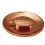 Divya Mantra Feng Shui Pure Copper 1.5 Inch Tortoise/Turtle with 2.25 Inch Diameter Water Plate; Living Positivity Wealth Money Good Luck & Longevity; Home Decor Gift Items/Products, 6 image