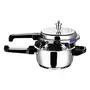 Vinod 18/8 Stainless Steel Regular Outer Lid Cooker - 5 Litres (Induction and Stove Friendly) Silver ISI and CE certified with 2 Years Warranty, 4 image