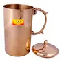 SShakti Arts 100% Pure Bronze/Kansa Jug | Pitcher with 2 Glasses Drinkware Set 2020 Gift Item Luxury - Leak Proof - 3 Pieces Set, 3 image