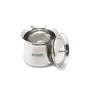Coconut Eureka Stainless Steel Cookware Handi with Lids - 3 Units (Capacity - 500 850 & 1400 ML), 3 image