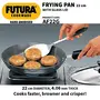 Hawkins Futura 22 cm Frying Pan Hard Anodised Fry Pan with Glass Lid Small Frying Pan Black (AF22G), 4 image