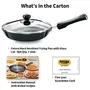 Hawkins Futura 22 cm Frying Pan Hard Anodised Fry Pan with Glass Lid Small Frying Pan Black (AF22G), 7 image