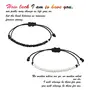 2-Piece ky Promise Bracelets Friendship Couple Distance Matching Bracelets Gift for Back to School, 3 image