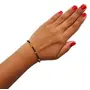 JHB Unique & Latest Black Bead Hand Bracelet Manra for Women (Yellow), 6 image