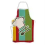 Christmas Vibes Cotton Kitchen Apron - 1 pc Printed Apron Quirky Apron Funny Apron Gifts for Cook Gift for Chef Gift for Wife Gift for mom AP00105