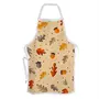 Christmas Vibes Cotton Kitchen Apron - 1 pc Printed Apron Quirky Apron Funny Apron Gifts for Cook Gift for Chef Gift for Wife Gift for mom AP00122