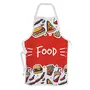Christmas Vibes Cotton Kitchen Apron - 1 pc Printed Apron Quirky Apron Funny Apron Gifts for Cook Gift for Chef Gift for Wife Gift for mom AP00104
