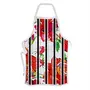 Christmas Vibes Cotton Kitchen Apron - 1 pc Printed Apron Quirky Apron Funny Apron Gifts for Cook Gift for Chef Gift for Wife Gift for mom AP00153