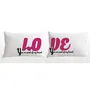 Christmas Vibes Designer Couple Pillow Covers (2 Pieces)