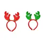 Christmas Vibes Christmas Reindeer Antlers Headband with Bells for Adults
