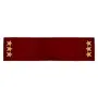 Christmas Vibes Brands Star Collection Appliqued Embroidered Table Runner and mat Set - 6 Table MAT 14" X19" & 1 Coffee Table Runner 14"X 24"(Pack of Seven), 5 image