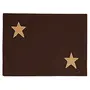Christmas Vibes Brands Star Collection Appliqued Embroidered Table Runner and mat Set - 6 Table MAT 14" X19" & 1 Coffee Table Runner 14"X 36"(Pack of Seven), 6 image