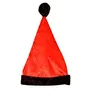 Christmas Vibes Brands Brown Plush Santa Cap for Christmas New Year Party & Made in India. Pack of ONE for 6-24 Month(3392N13), 2 image
