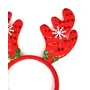 Christmas Vibes Christmas Reindeer Antlers Headband with Bells for Adults, 3 image