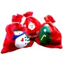 Christmas Vibes Santa Claus Sack Stocking Christmas Santa Bag for Kid's (Red)