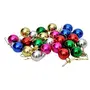 Christmas Vibes 24 Pcs Multi Colour Christmas X-Mass Tree Decoration Hangings Ornaments Balls