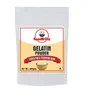 foodfrillz Gelatin Powder 200 g for jelly Making Food Grade and Face Mask Gelatin for jelly fondant pudding cheesecake Baking for Candies Marshmallows Cakes Ice Cream Desserts Aspic Corn and Confections Gelatin Powder Crystals