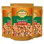 Dhampure Speciality Gur Gud Chana 450g (150g x 3) | Channa Snacks with Natural Jaggery with Roasted Chickpeas Healthy Lite Snacks with No Added Sugar Preservatives Chemical Color Natural Flavor