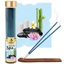 The Aroma Factory Relaxing Spa Incense Sticks Low Smoke & Zero Charcoal Luxury Agarbatti for Massage Home Meditation (Bottle Pack of 1 100g)