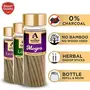 The Aroma Factory Dhoop batti (Mogra Loban Lavender) No Bamboo 100% Natural Dhoop Sticks with Incense Holder 3 Jars x 100g, 3 image